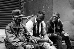 Chicago street photography by Chuck Jines - Alley Boys, Tattoo 1e