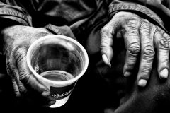 Chicago street photography by Chuck Jines - Alley Boys, Tattoo 1d