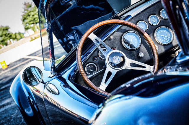 Blue 1965 COBRA, Aurora Car Show, 8-1-2013-1 (1 of 1) - Copy