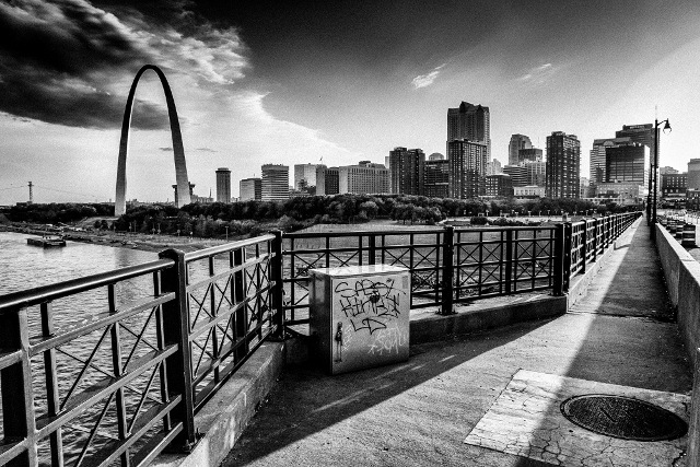 Gateway Arch from Eads Bridge