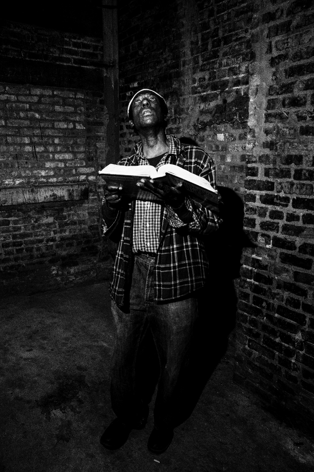 Tony, Alley Preacher, Chicago 2015-