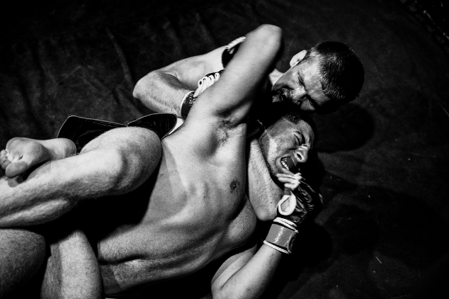 The classic struggle - man, against man!