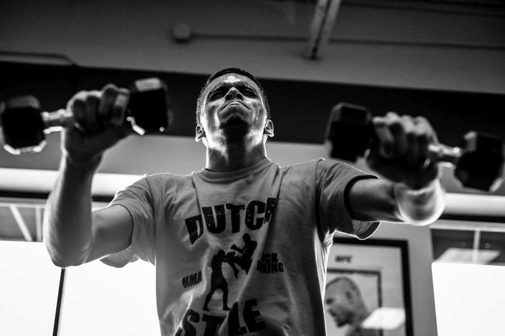 Eddie Lopez endures grueling cardio workouts because he knows what it takes to become a professional MMA fighter.