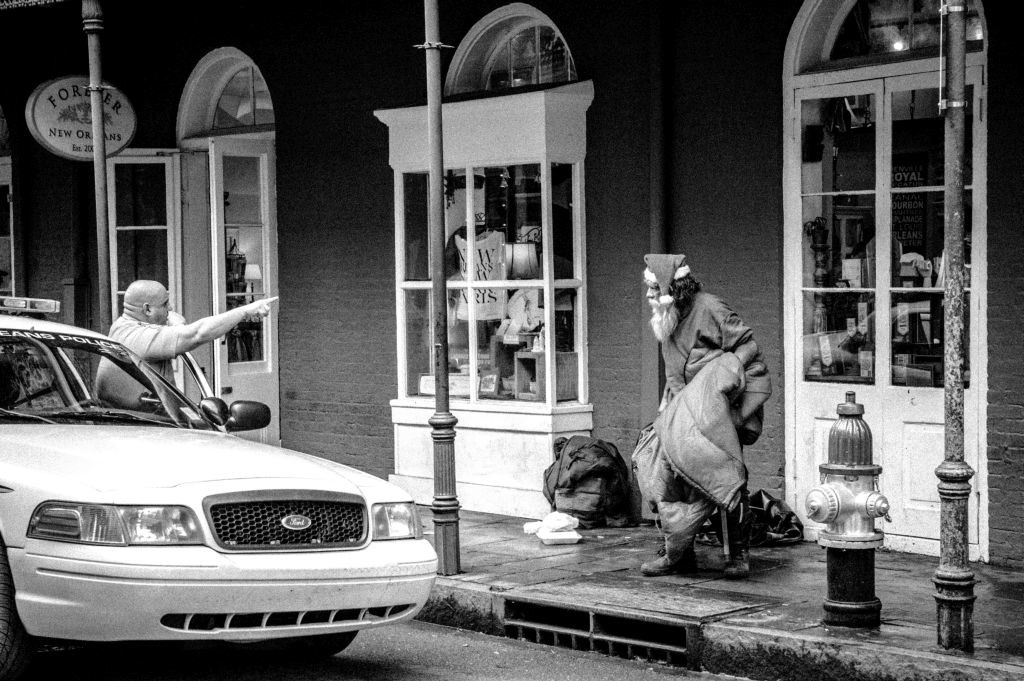 No Santa Allowed - New Orleans French Quarter, 2015