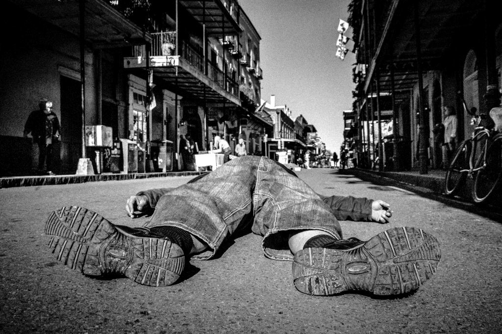 Kermit, Commander-in-Chief of the Royal Street Hobo Army, French Quarter, New Orleans, Winter- 2016