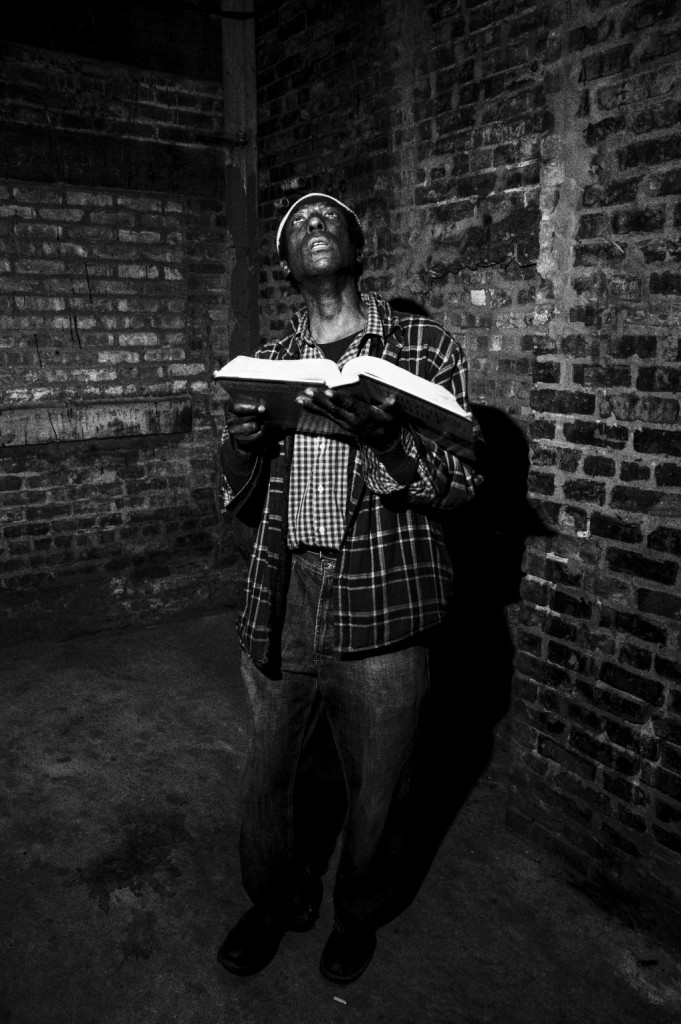 Tony, Alley Preacher, Chicago 2015