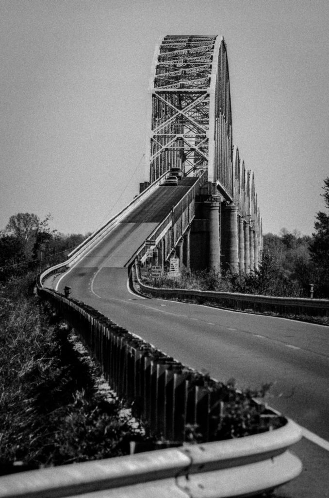 U.S. Route 45 bridge crossing the Ohio River from Illinois into Kentucky - Spring 2016