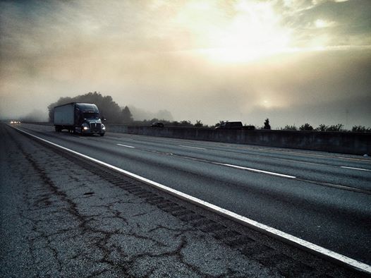 Kentucky morning fog, I-70